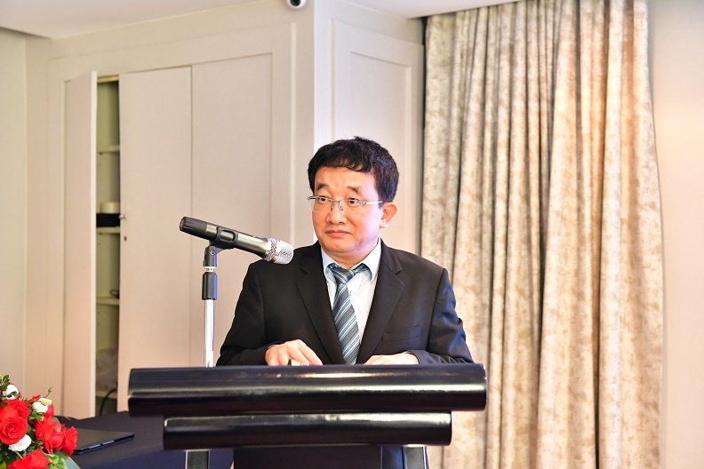 Tiến sĩ Vũ Đức Chính, Cục trưởng Cục Quản lý Giám sát Kế toán, Kiểm toán, Bộ Tài chính phát biểu tại sự kiện Tiến sĩ Vũ Đức Chính, Cục trưởng Cục Quản lý Giám sát Kế toán, Kiểm toán, Bộ Tài chính phát biểu tại sự kiện