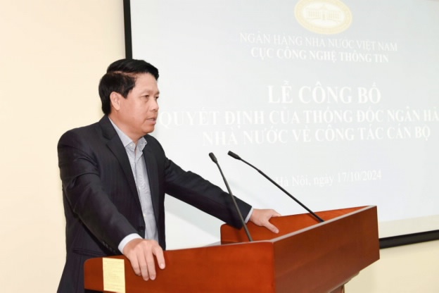 Phó Thống đốc Phạm Tiến Dũng phát biểu tại Lễ công bố Phó Thống đốc Phạm Tiến Dũng phát biểu tại Lễ công bố