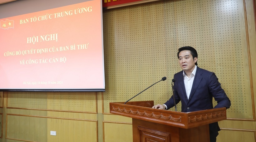 Bổ nhiệm Trợ lý Ủy viên Bộ Chính trị, Bí thư Trung ương Đảng, Trưởng Ban Tổ chức Trung ương Bổ nhiệm Trợ lý Ủy viên Bộ Chính trị, Bí thư Trung ương Đảng, Trưởng Ban Tổ chức Trung ương