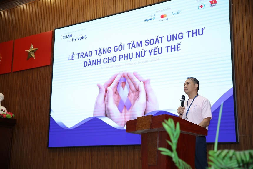 Ông Nguyễn Đăng Hùng - Phó tổng giám đốc NAPAS - đại diện Ban tổ chức Ông Nguyễn Đăng Hùng - Phó tổng giám đốc NAPAS - đại diện Ban tổ chức