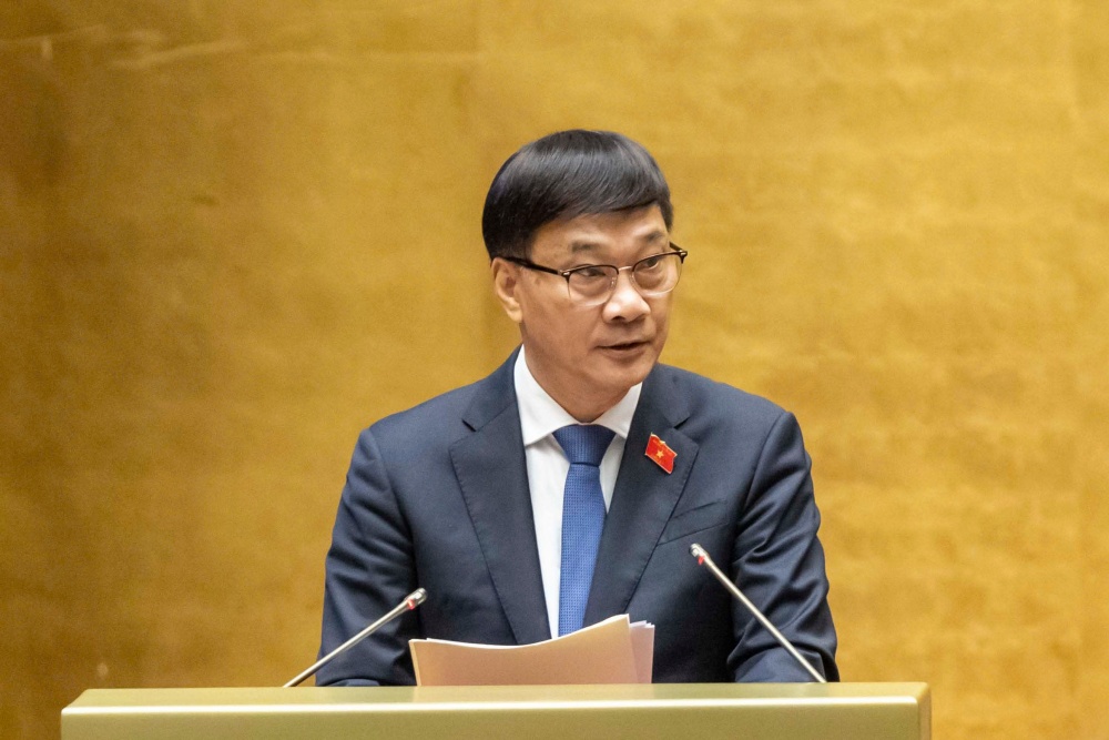 Ông Vũ Hồng Thanh phát biểu Ông Vũ Hồng Thanh phát biểu