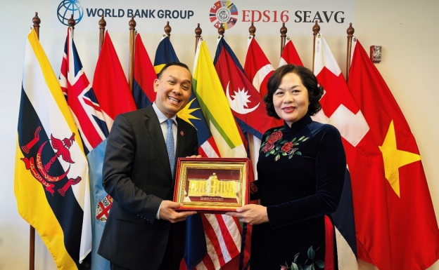 Thống đốc Nguyễn Thị Hồng dự Phiên họp chung của SEAVG tại Hội nghị Thường niên IMF/WB