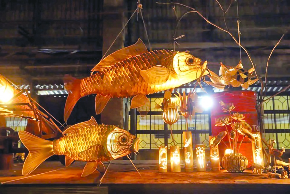 Một mô hình do nghệ nhân làng nghề Hà Nội sáng tạo Một mô hình do nghệ nhân làng nghề Hà Nội sáng tạo