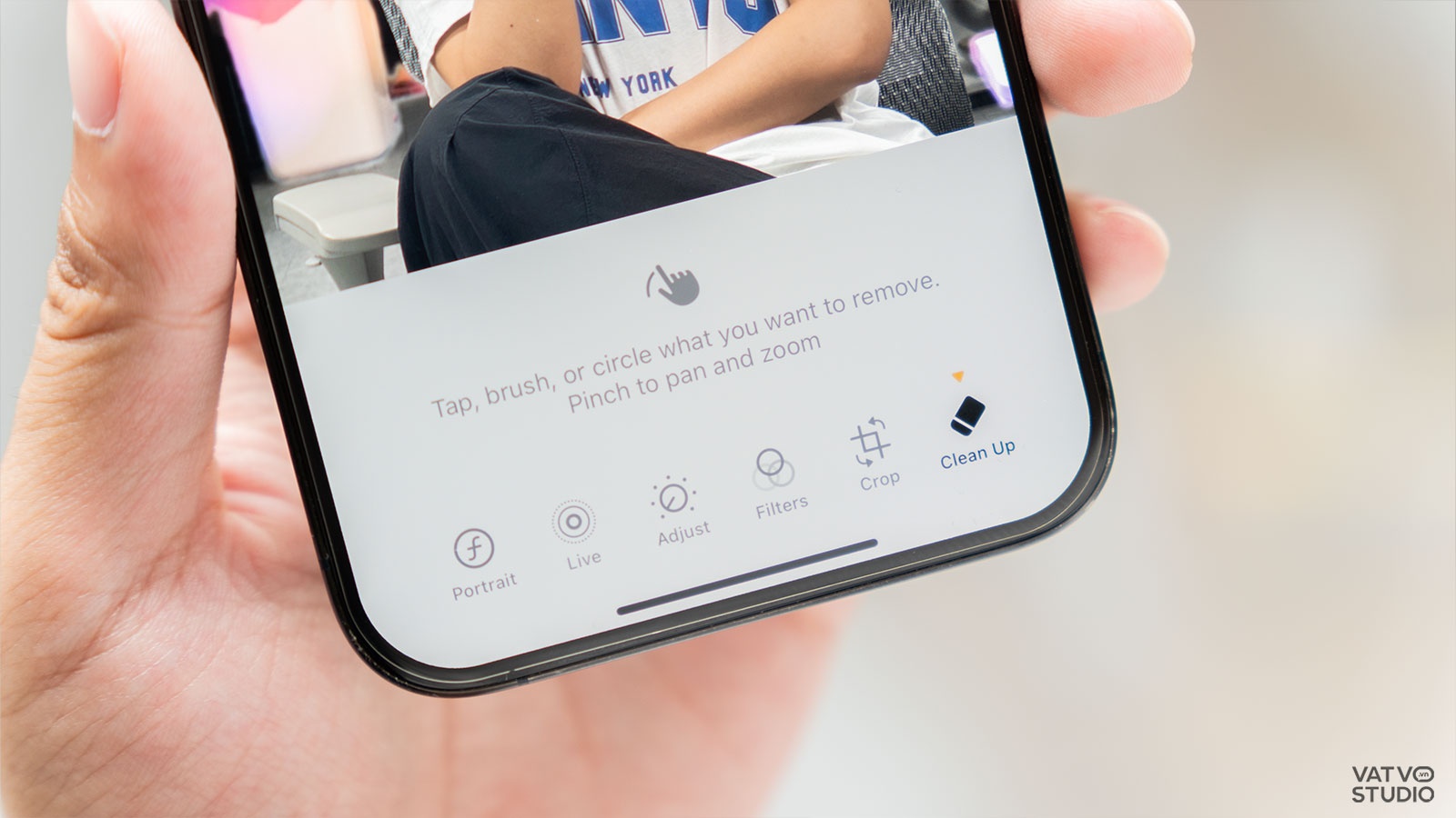 Tính năng Clean up trên iOS 18.1