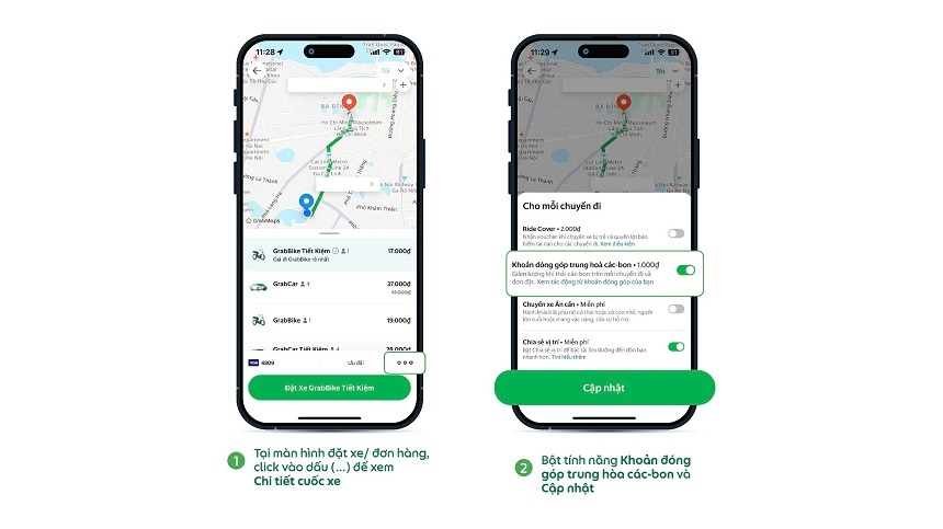 Grab Việt Nam triển khai các dự án trồng rừng, cùng người dùng góp phần giảm phát thải carbon Grab Việt Nam triển khai các dự án trồng rừng, cùng người dùng góp phần giảm phát thải carbon