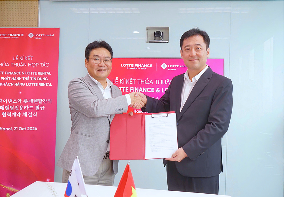 LOTTE Finance và LOTTE Rental hợp tác cung cấp thẻ tín dụng cho dịch vụ thuê xe LOTTE Finance và LOTTE Rental hợp tác cung cấp thẻ tín dụng cho dịch vụ thuê xe
