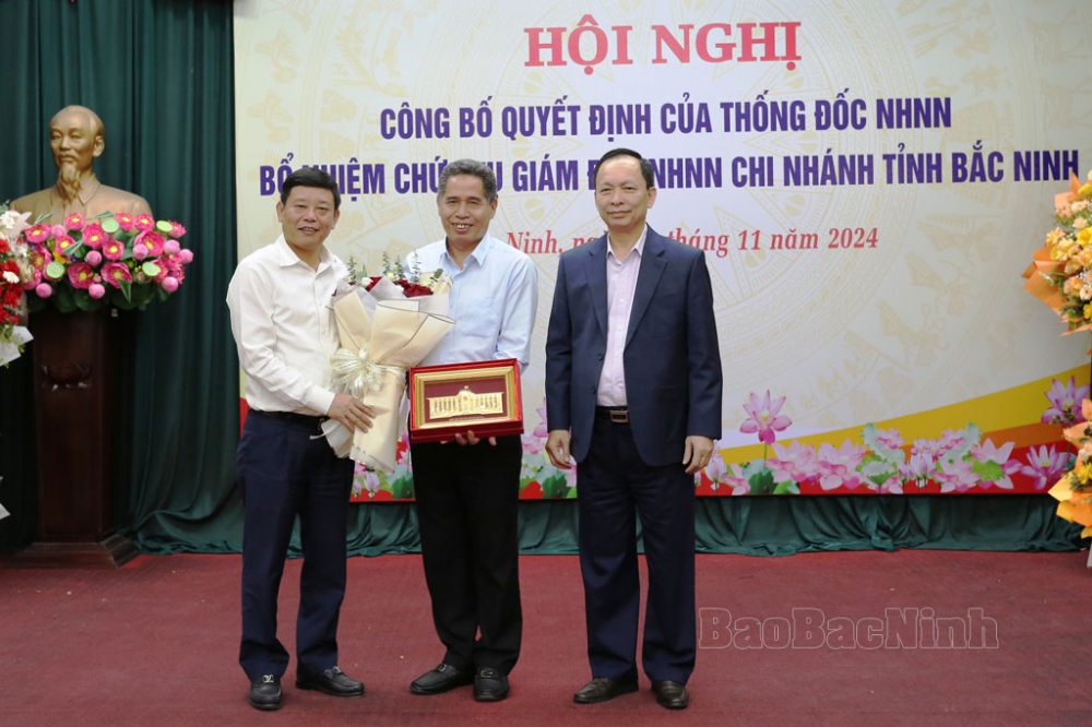 Bổ nhiệm Giám đốc Ngân hàng Nhà nước tỉnh Bắc Ninh