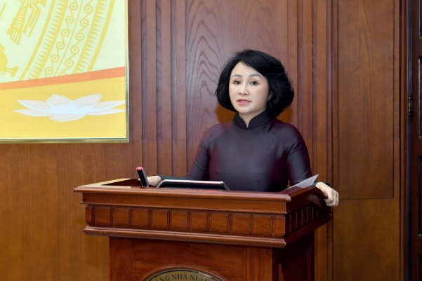Bổ nhiệm bà Trần Thu Huyền giữ chức Vụ trưởng Vụ Tổ chức cán bộ NHNN