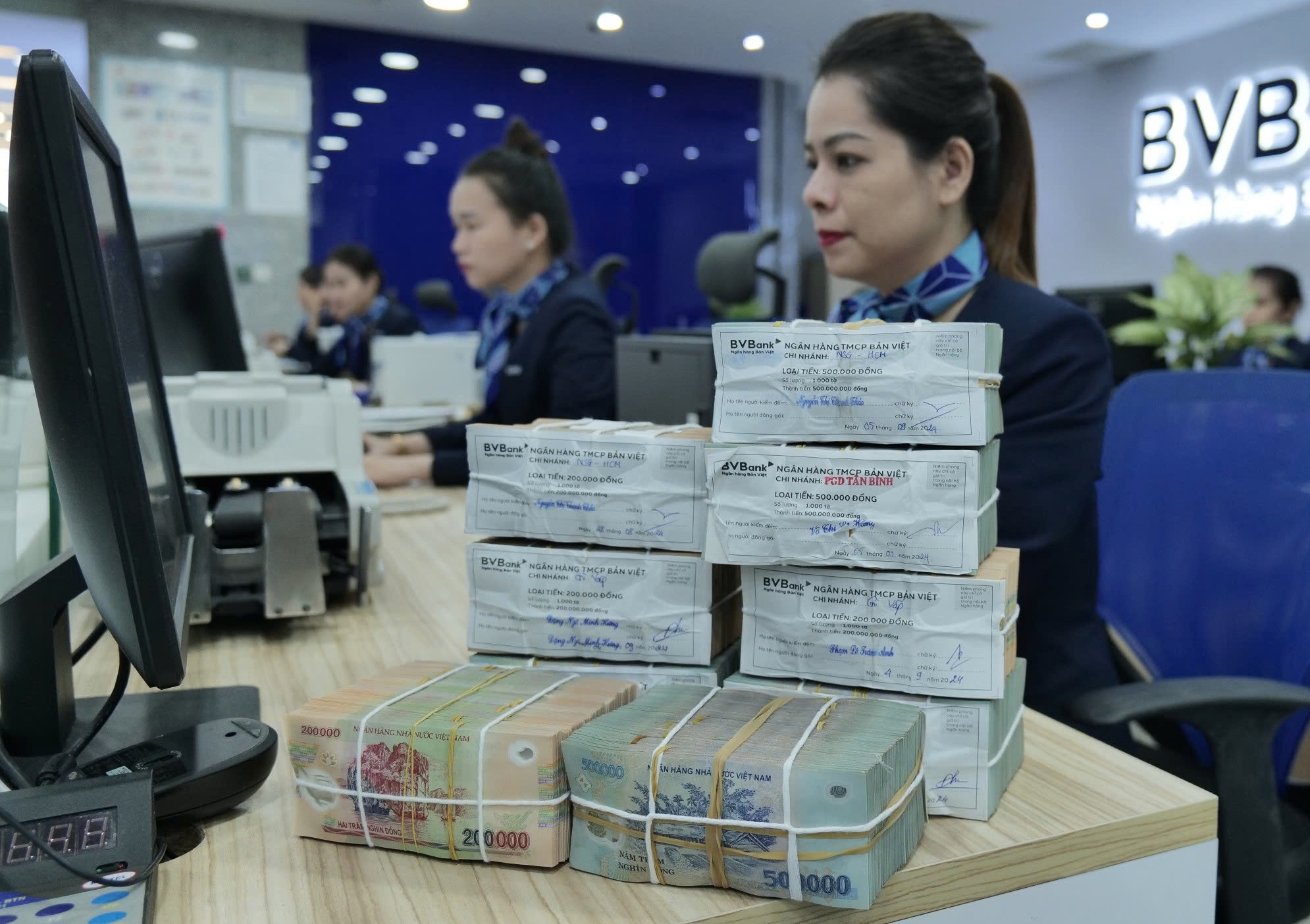 Tiền gửi tiến kiệm dân cư trong hệ thống ngân hàng là nguồn vốn tích lũy, đầu tư của người dân - Ảnh: Tr.T