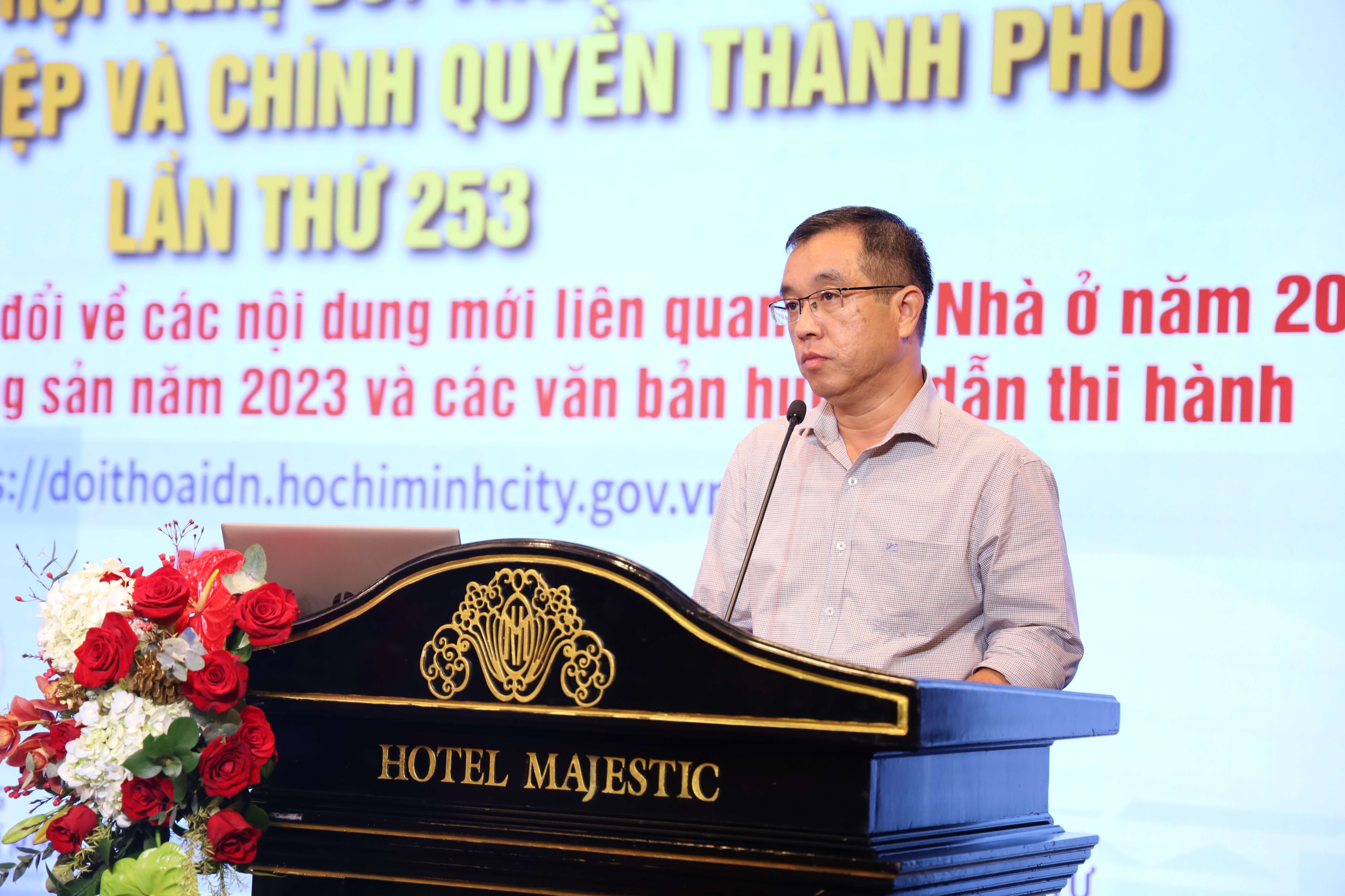 Ông Huỳnh Thanh Khiết, Phó Giám đốc Sở Xây dựng Thành phố