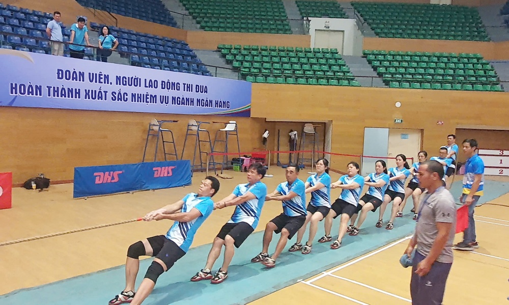 Sôi động và ấn tượng hội thao Công đoàn Ngân hàng Nhà nước Sôi động và ấn tượng hội thao Công đoàn Ngân hàng Nhà nước