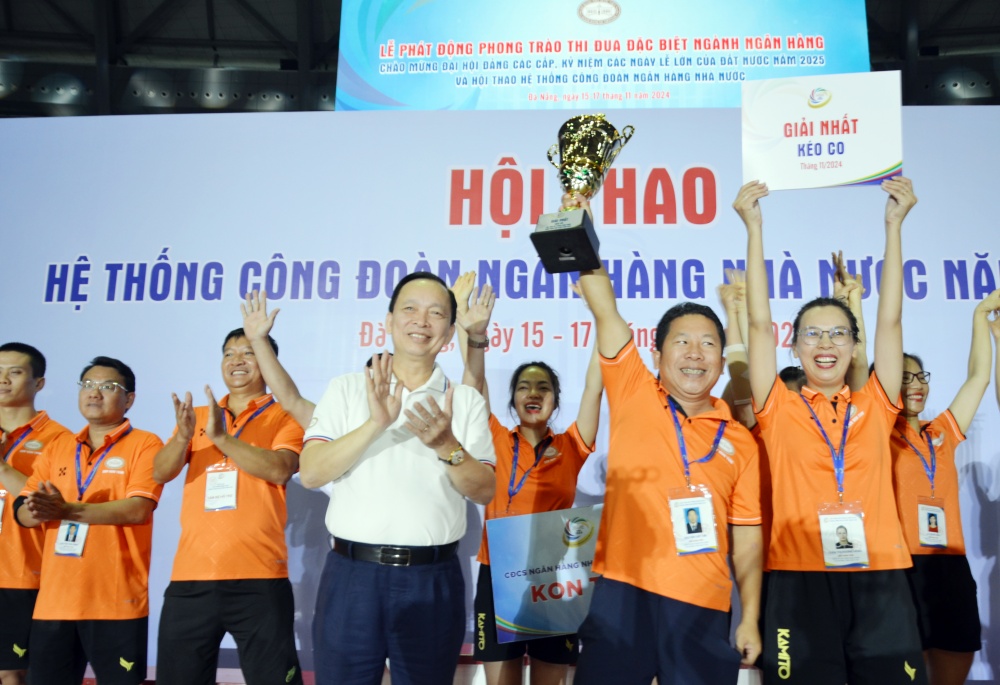 Sôi động và ấn tượng hội thao Công đoàn Ngân hàng Nhà nước Sôi động và ấn tượng hội thao Công đoàn Ngân hàng Nhà nước