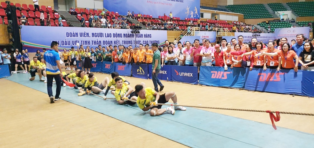 Sôi động và ấn tượng hội thao Công đoàn Ngân hàng Nhà nước Sôi động và ấn tượng hội thao Công đoàn Ngân hàng Nhà nước