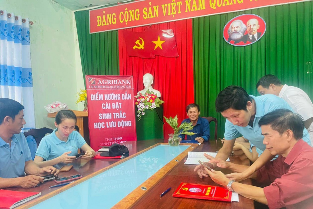 thông tin sinh trắc học của khách hàng do Agribank Quảng Ngãi thực hiện lưu động. thông tin sinh trắc học của khách hàng do Agribank Quảng Ngãi thực hiện lưu động.