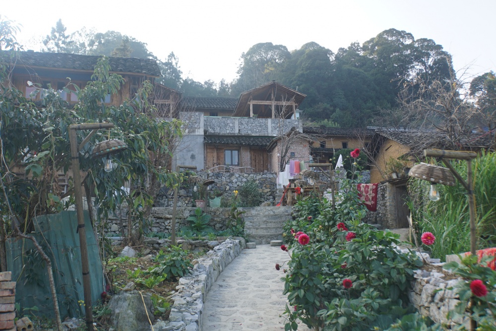 Một góc khu homestay Đời Đá của gia đình chị Thào Thị Dính và anh Vàng Mí Cơ