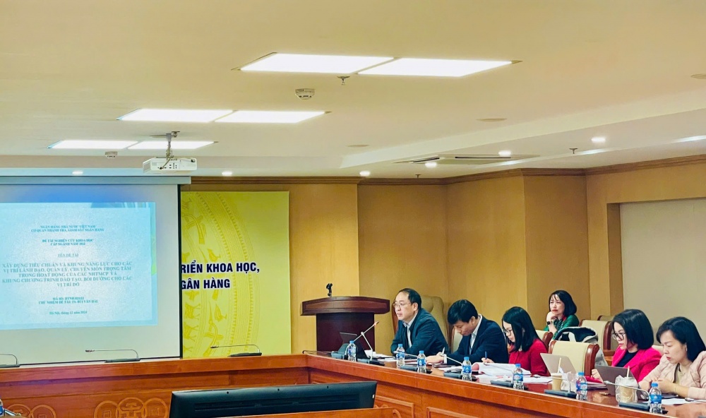 Nghiên cứu xây dựng khung năng lực cho các vị trí lãnh đạo, quản lý của TCTD