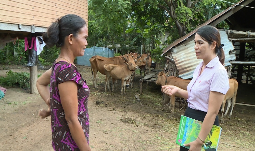 Hộ gia đình chị Ksor H' Trem đã phát huy được hiệu quả nguồn vốn vay của NHCSXH Hộ gia đình chị Ksor H' Trem đã phát huy được hiệu quả nguồn vốn vay của NHCSXH
