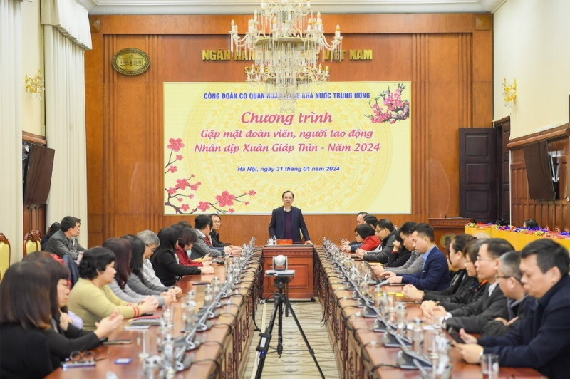 Công đoàn NHNN luôn chăm lo cho đoàn viên, người lao động dịp Tến đến, xuân về Công đoàn NHNN luôn chăm lo cho đoàn viên, người lao động dịp Tến đến, xuân về