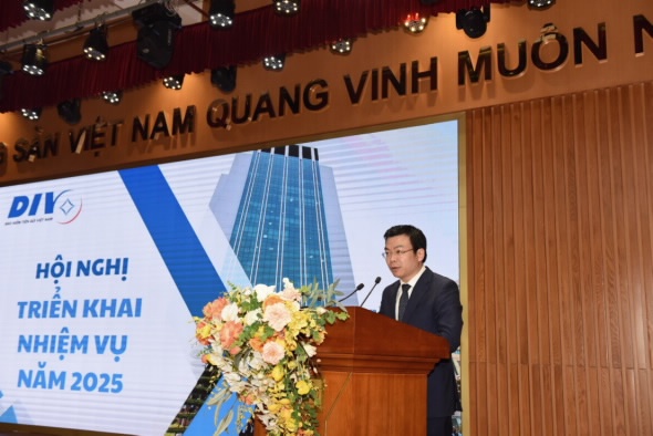 Tổng Giám đốc BHTGVN Đặng Duy Cường báo cáo kết quả hoạt động năm 2024