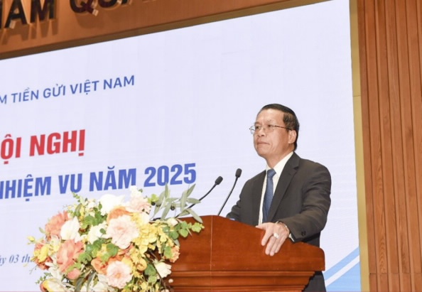 Chủ tịch Hội đồng quản trị BHTGVN Phạm Bảo Lâm phát biểu khai mạc Hội nghị