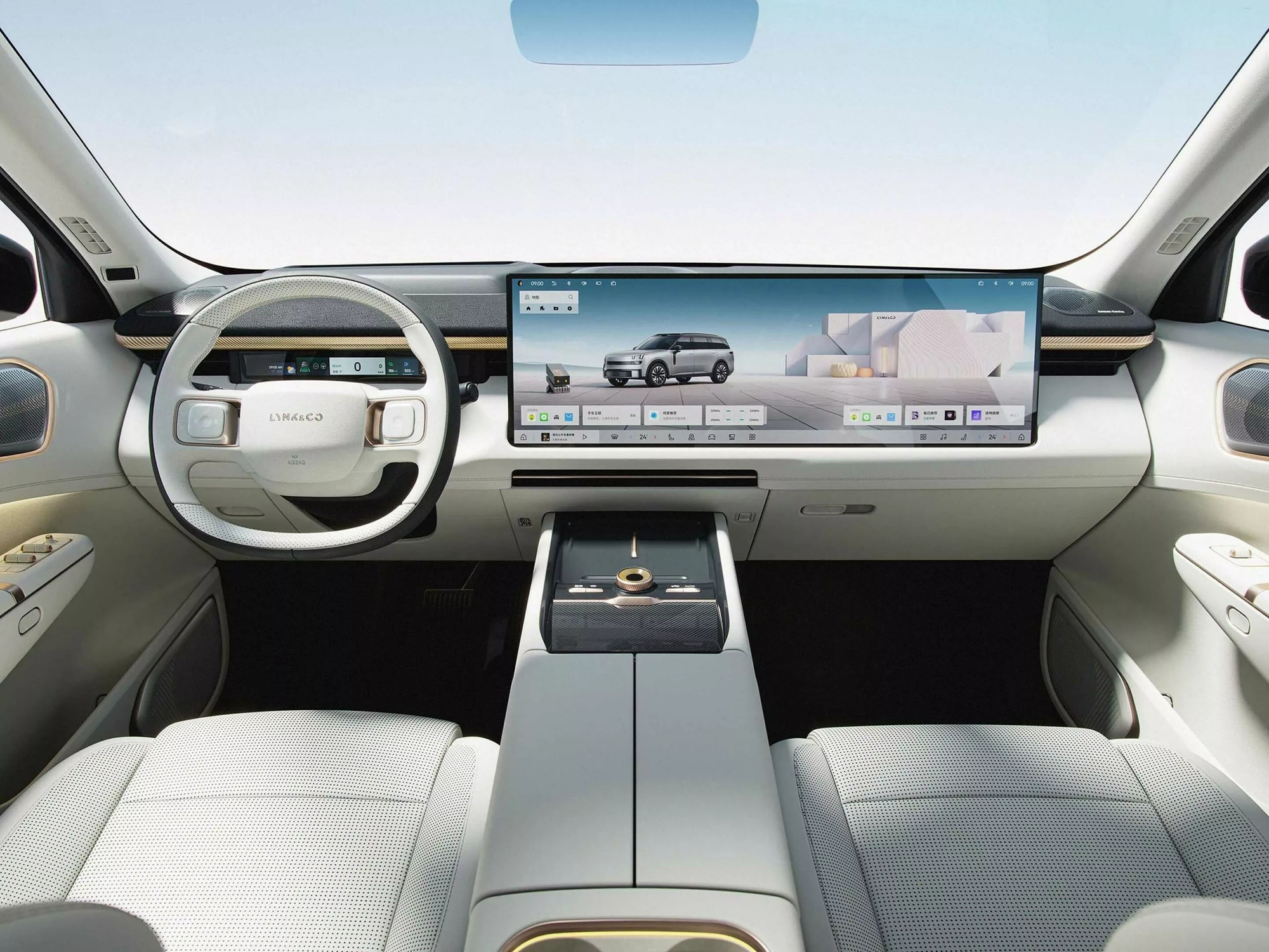 Lynk & Co 009 ra mắt: SUV to hơn Explorer, 2 màn hình 6K 30 inch, mạnh ngang siêu xe- Ảnh 6. Lynk & Co 009 ra mắt: SUV to hơn Explorer, 2 màn hình 6K 30 inch, mạnh ngang siêu xe- Ảnh 6.