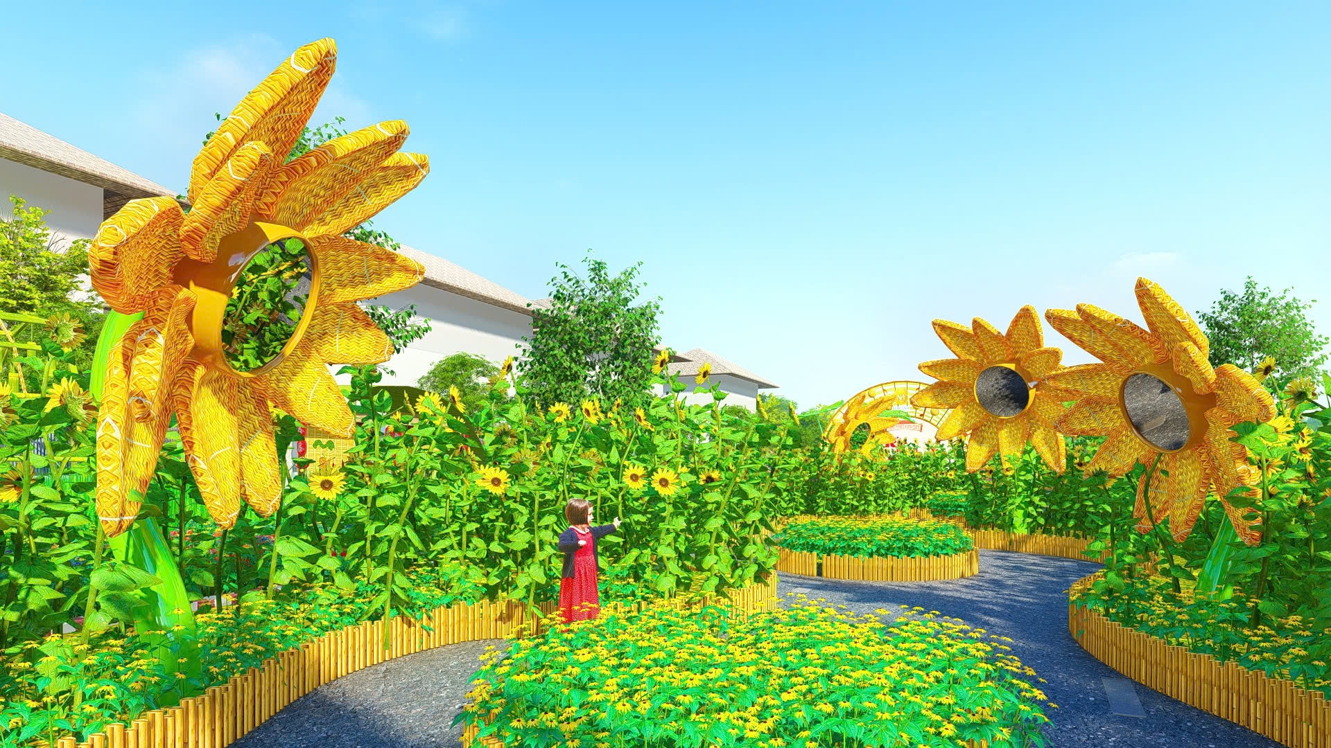 Cánh đồng hoa hướng dương đưa du khách đến với vùng đất phương nam ngập trong nắng vàng, mang lại năng lượng ấm áp tượng trưng cho sự nhiệt huyết, tươi trẻ, và không ngừng toả sáng Cánh đồng hoa hướng dương đưa du khách đến với vùng đất phương nam ngập trong nắng vàng, mang lại năng lượng ấm áp tượng trưng cho sự nhiệt huyết, tươi trẻ, và không ngừng toả sáng