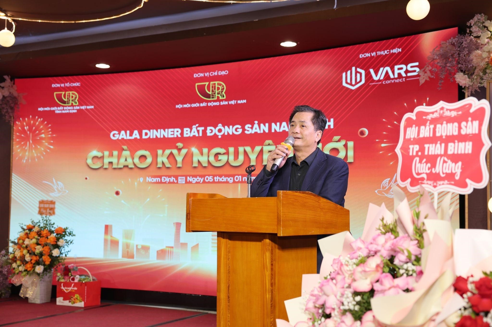 TS. Nguyễn Văn Đính - Chủ tịch Hội Môi giới Bất động sản Việt Nam phát biểu tại sự kiện