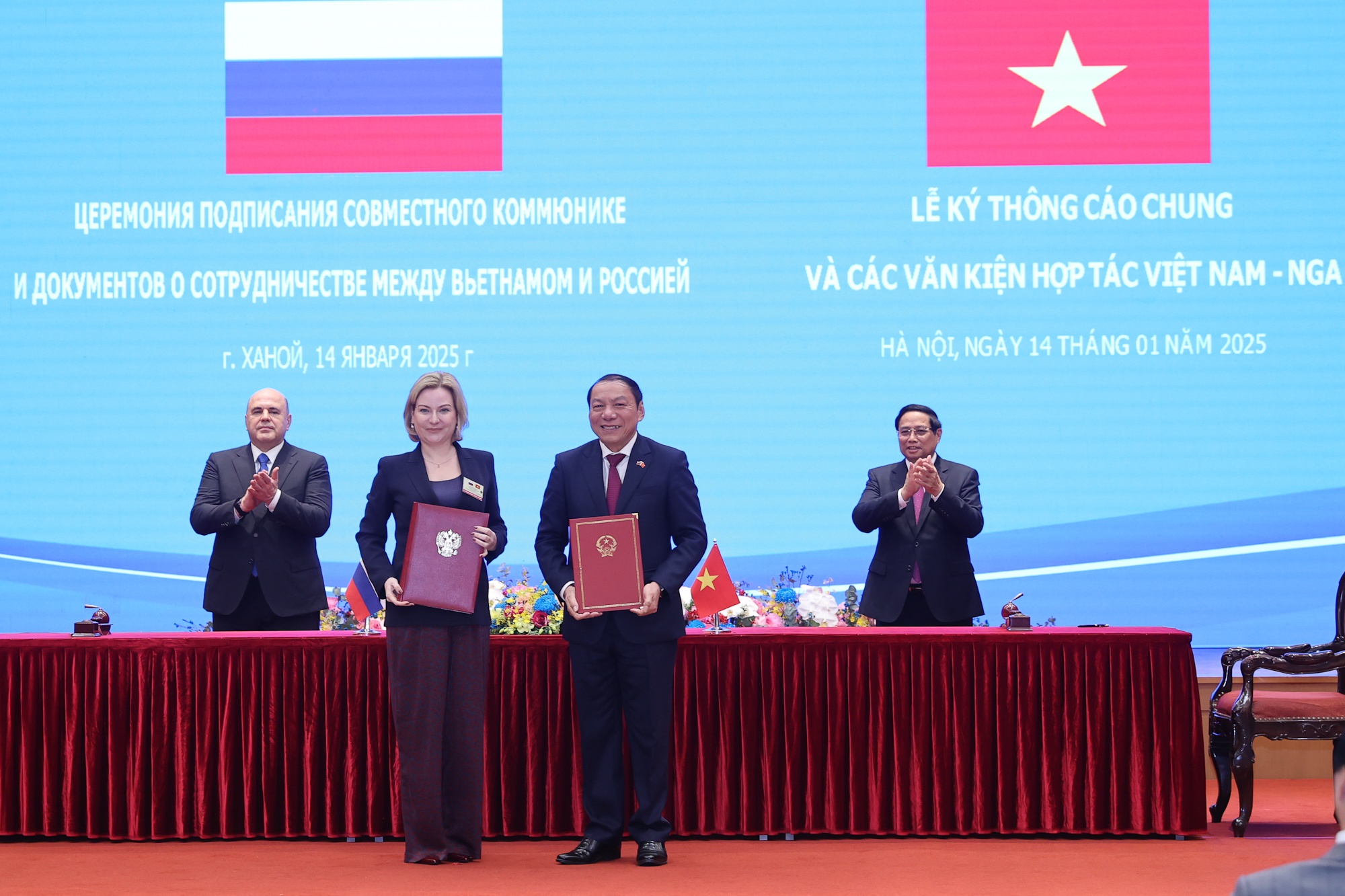 Thủ tướng Phạm Minh Chính hội đàm với Thủ tướng Nga Mikhail Mishustin