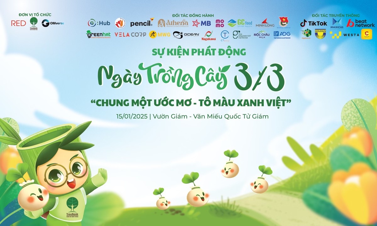 TreeBank phát động Ngày trồng cây 2025 TreeBank phát động Ngày trồng cây 2025