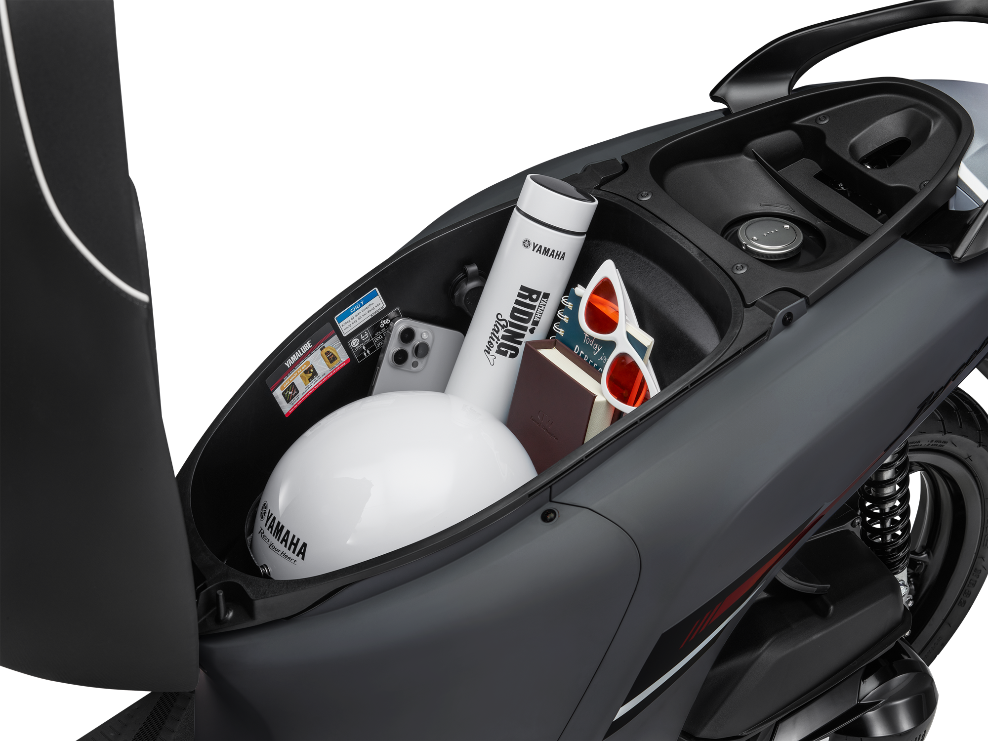 Yamaha Janus 125 thế hệ mới ra mắt Việt Nam: Thay đổi thiết kế, yên chống nóng, lốp không săm, cốp lớn hơn song vẫn thua Honda Vision- Ảnh 11. Yamaha Janus 125 thế hệ mới ra mắt Việt Nam: Thay đổi thiết kế, yên chống nóng, lốp không săm, cốp lớn hơn song vẫn thua Honda Vision- Ảnh 11.