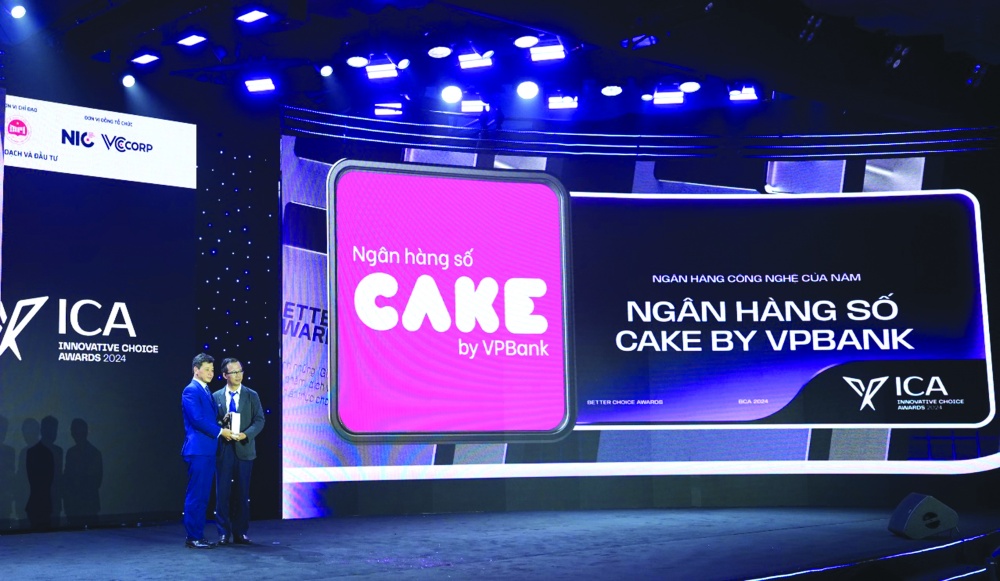 Ngân hàng số Cake nhận giải thưởng “Ngân hàng công nghệ của năm” tại Better Choice Awards 2024