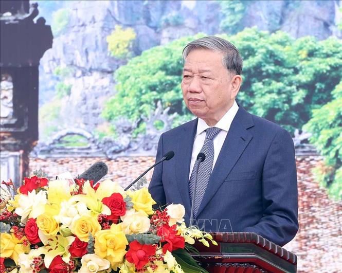 Tổng Bí thư Tô Lâm dự lễ phát động 'Tết trồng cây đời đời nhớ ơn Bác Hồ'- Ảnh 1. Tổng Bí thư Tô Lâm dự lễ phát động 'Tết trồng cây đời đời nhớ ơn Bác Hồ'- Ảnh 1.