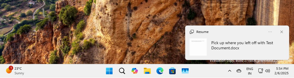 Windows 11 sắp có tính năng chuyển tác vụ giữa điện thoại và máy tính như Handoff của Apple