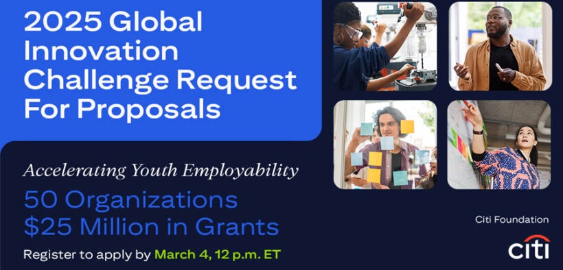 Quỹ Citi phát động chương trình tài trợ sáng kiến đổi mới 2025 nhằm thúc đẩy cơ hội việc làm cho thanh niên