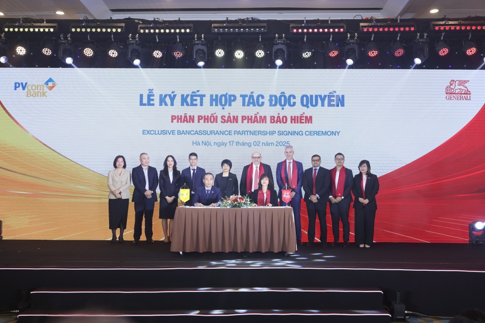 PVcomBank và Generali Việt Nam ký kết hợp tác độc quyền phân phối bảo hiểm