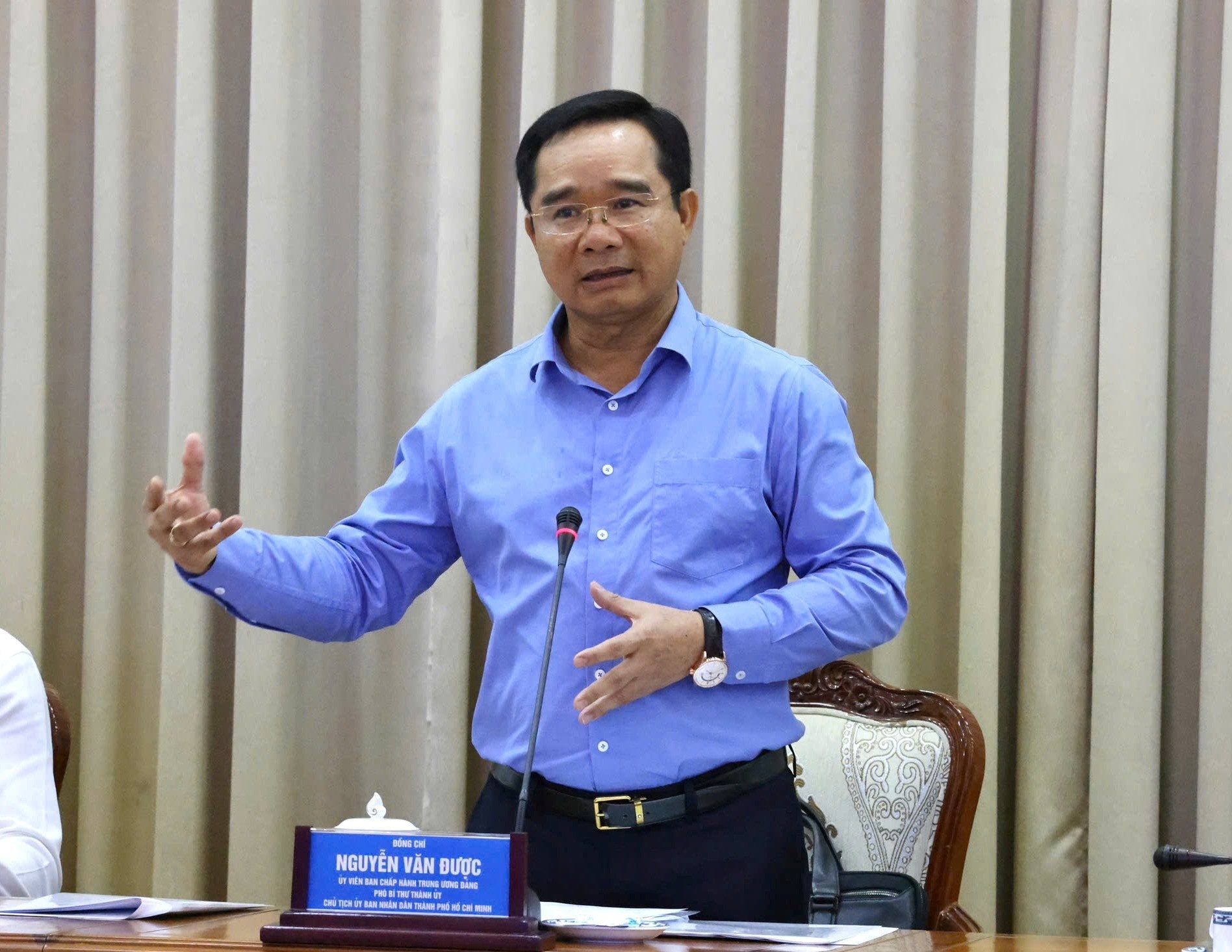 Chủ tịch UBND TP. Hồ Chí Minh phát biểu chỉ đạo tại hội nghị