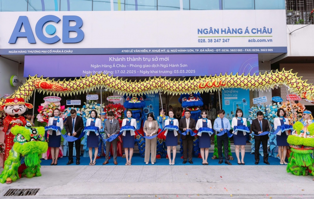 ACB đưa vào hoạt động trụ sở mới PGD Ngũ Hành Sơn