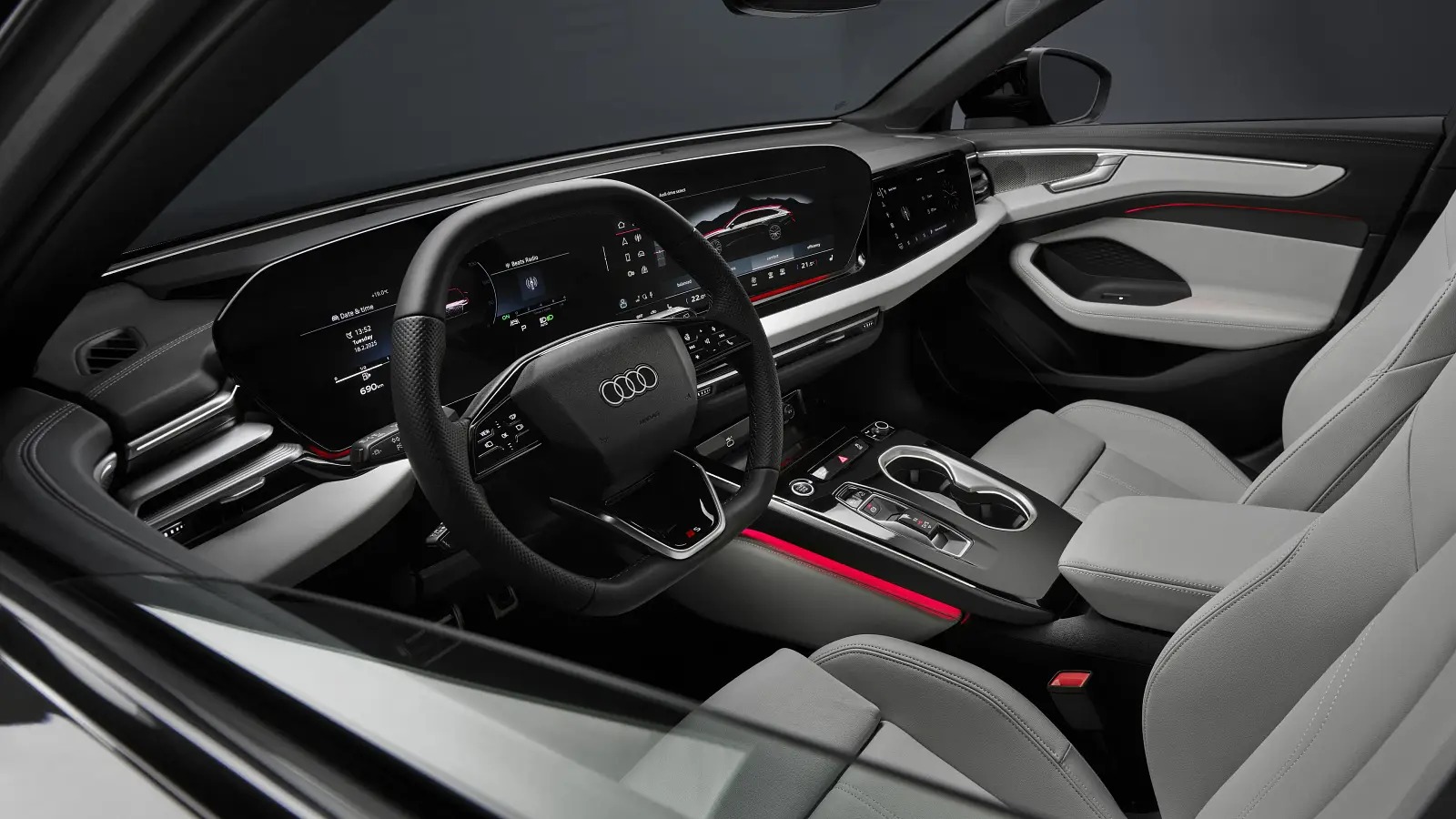 Audi A6 đời mới ra mắt: Màn HUD lớn, hydrid nhẹ nhưng có thể hoạt động 'full', vẫn còn máy dầu để thêm tùy chọn trước E-Class, 5-Series- Ảnh 19. Audi A6 đời mới ra mắt: Màn HUD lớn, hydrid nhẹ nhưng có thể hoạt động 'full', vẫn còn máy dầu để thêm tùy chọn trước E-Class, 5-Series- Ảnh 19.