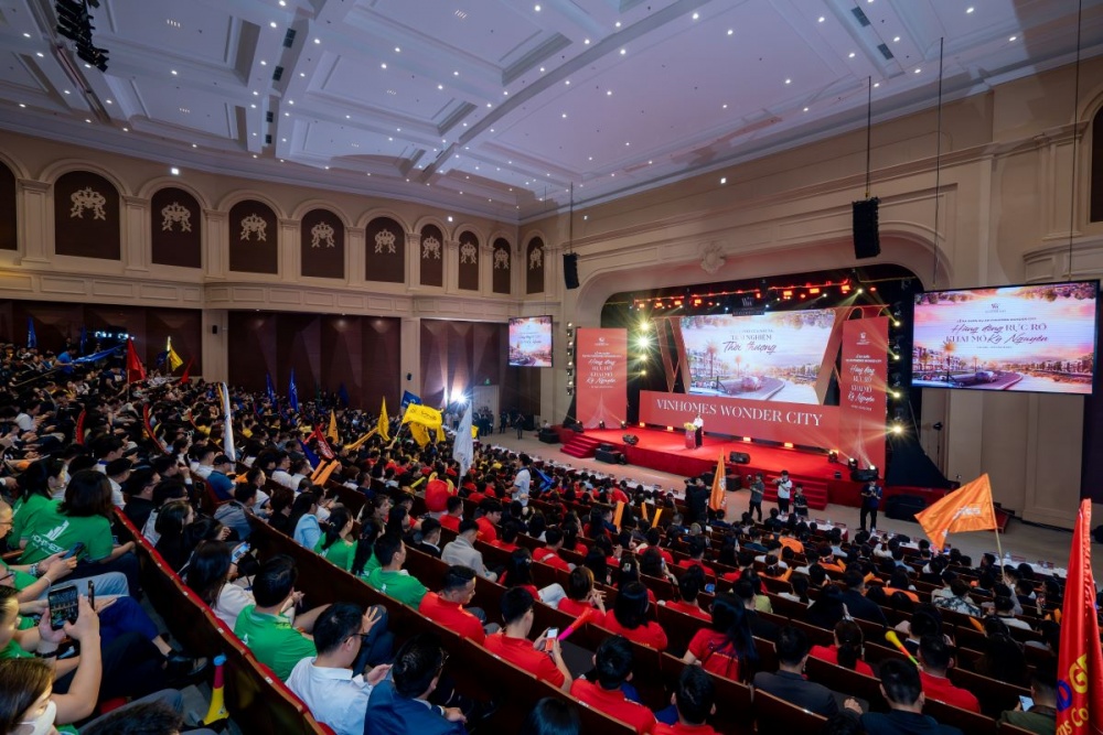 Sự kiện kick-off dự án Vinhomes Wonder City ngày 3/3 quy tụ hàng chục đại lý với hàng nghìn nhân viên tư vấn tham gia, báo hiệu “cơn bão lớn” sắp đổ bộ khu vực phía Tây Sự kiện kick-off dự án Vinhomes Wonder City ngày 3/3 quy tụ hàng chục đại lý với hàng nghìn nhân viên tư vấn tham gia, báo hiệu “cơn bão lớn” sắp đổ bộ khu vực phía Tây