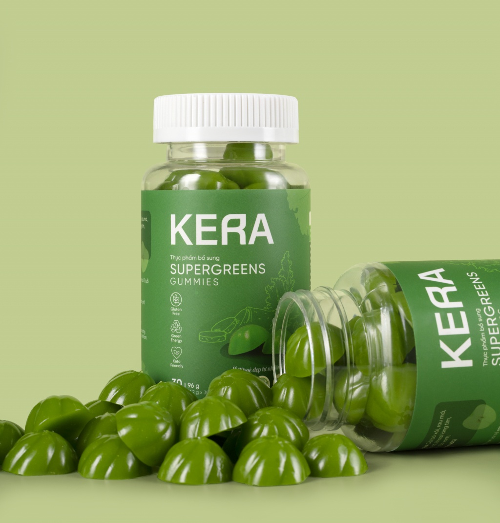 Sản phẩm kẹo rau Kera