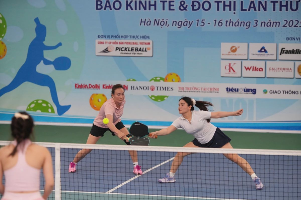 Giải “Pickleball Báo Kinh tế & Đô thị lần thứ I - 2025” thu hút sự tham gia của hơn 400 vận động viên