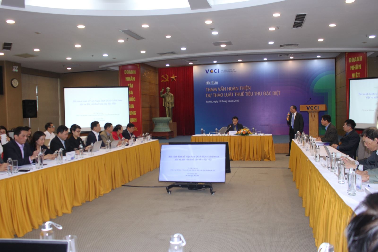 Hội thảo “Tham vấn hoàn thiện dự thảo Luật Thuế tiêu thụ đặc biệt Hội thảo “Tham vấn hoàn thiện dự thảo Luật Thuế tiêu thụ đặc biệt