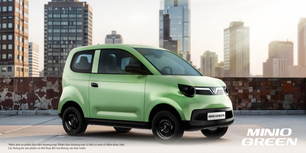 Minio Green đáp ứng công năng sử dụng của một chiếc ô tô bốn chỗ ngồi, mới mẻ, sạch sẽ và siêu tiết kiệm trong vận hành.