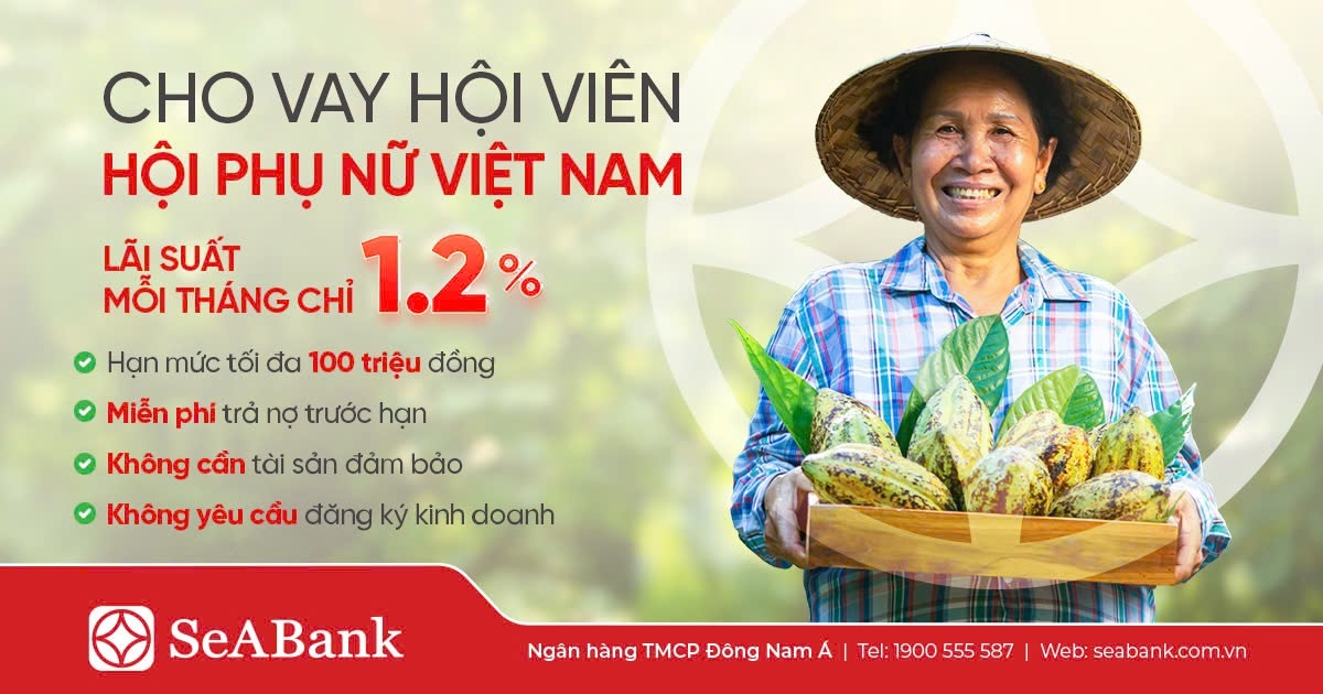 SeABank triển khai gói vay tín chấp lãi suất ưu đãi dành cho phụ nữ SeABank triển khai gói vay tín chấp lãi suất ưu đãi dành cho phụ nữ