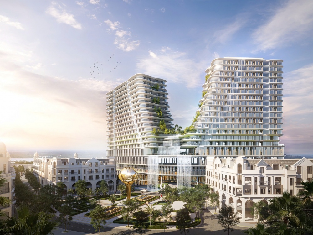 Phối cảnh công trình Khách sạn – Trung tâm thương mại – Trung tâm hội nghị Phối cảnh công trình Khách sạn – Trung tâm thương mại – Trung tâm hội nghị