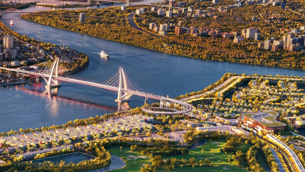 Vincom Mega Mall Vũ Yên kết nối trực tiếp với cầu Hoàng Gia, công trình hạ tầng trọng điểm của Hải Phòng, hợp long ngày 15/3 vừa qua Vincom Mega Mall Vũ Yên kết nối trực tiếp với cầu Hoàng Gia, công trình hạ tầng trọng điểm của Hải Phòng, hợp long ngày 15/3 vừa qua