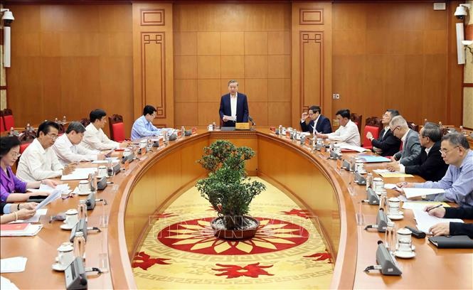 Tổng Bí thư Tô Lâm phát biểu tại Phiên họp. Ảnh: An Đăng/TTXVN