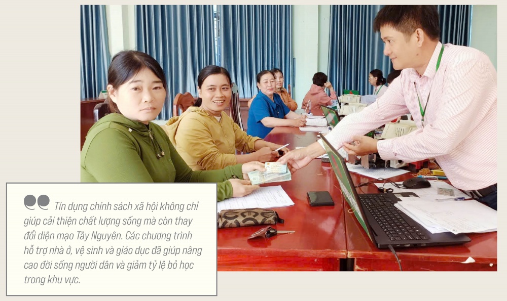 Dòng chảy tín dụng chính sách giữa đại ngàn Tây Nguyên Dòng chảy tín dụng chính sách giữa đại ngàn Tây Nguyên