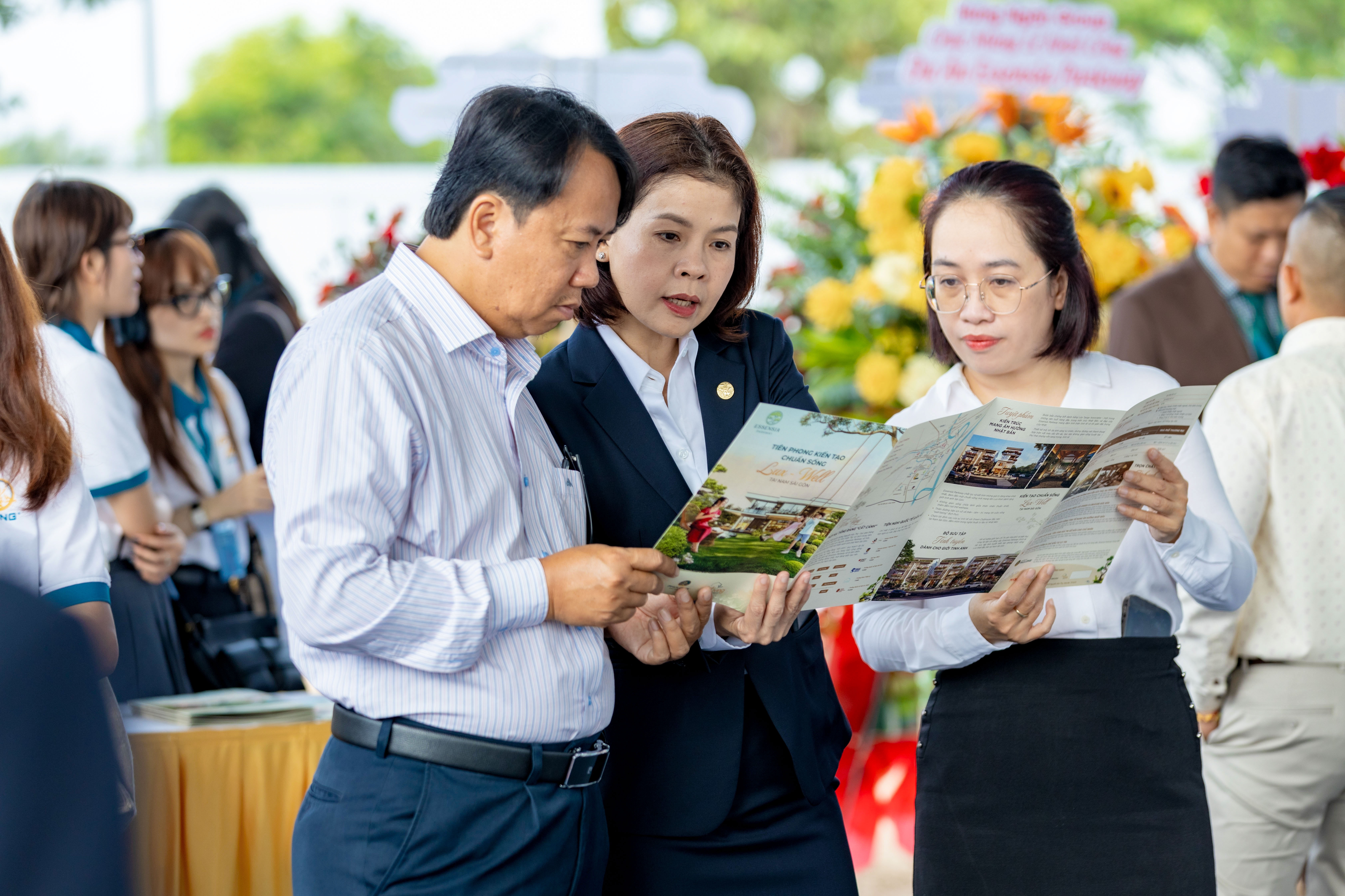 Essensia Parkway khởi công xây dựng dự án, thu hút sự quan tâm của đông đảo khách hàng. Ảnh: Hoàng Nam