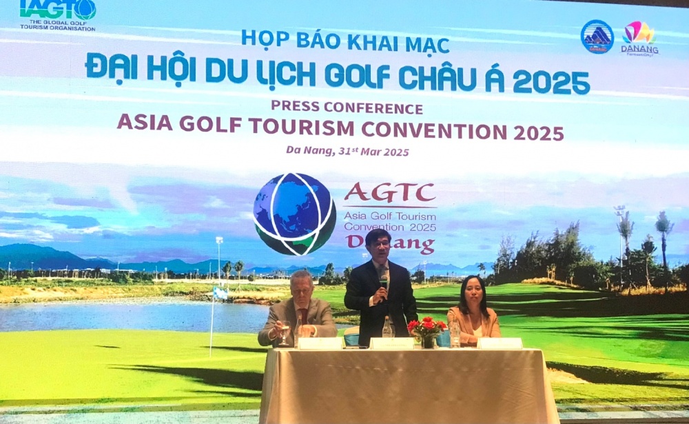 Họp báo thông tin về Đại hội Du lịch Golf châu Á 2025 tại TP Đà Nẵng 